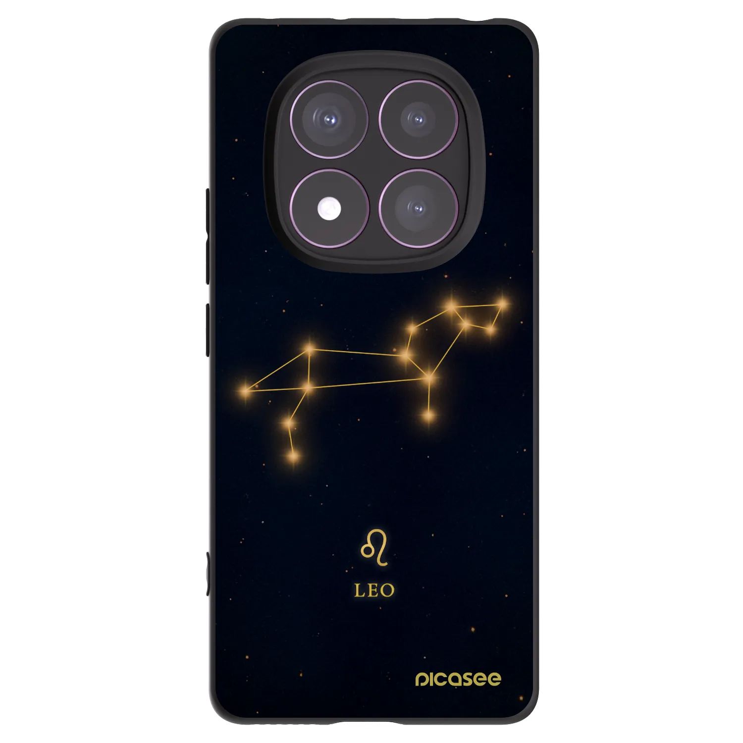 Picasee Xiaomi Redmi Note 14 Pro 4G Hülle - Schwarzes Silikon - LEO