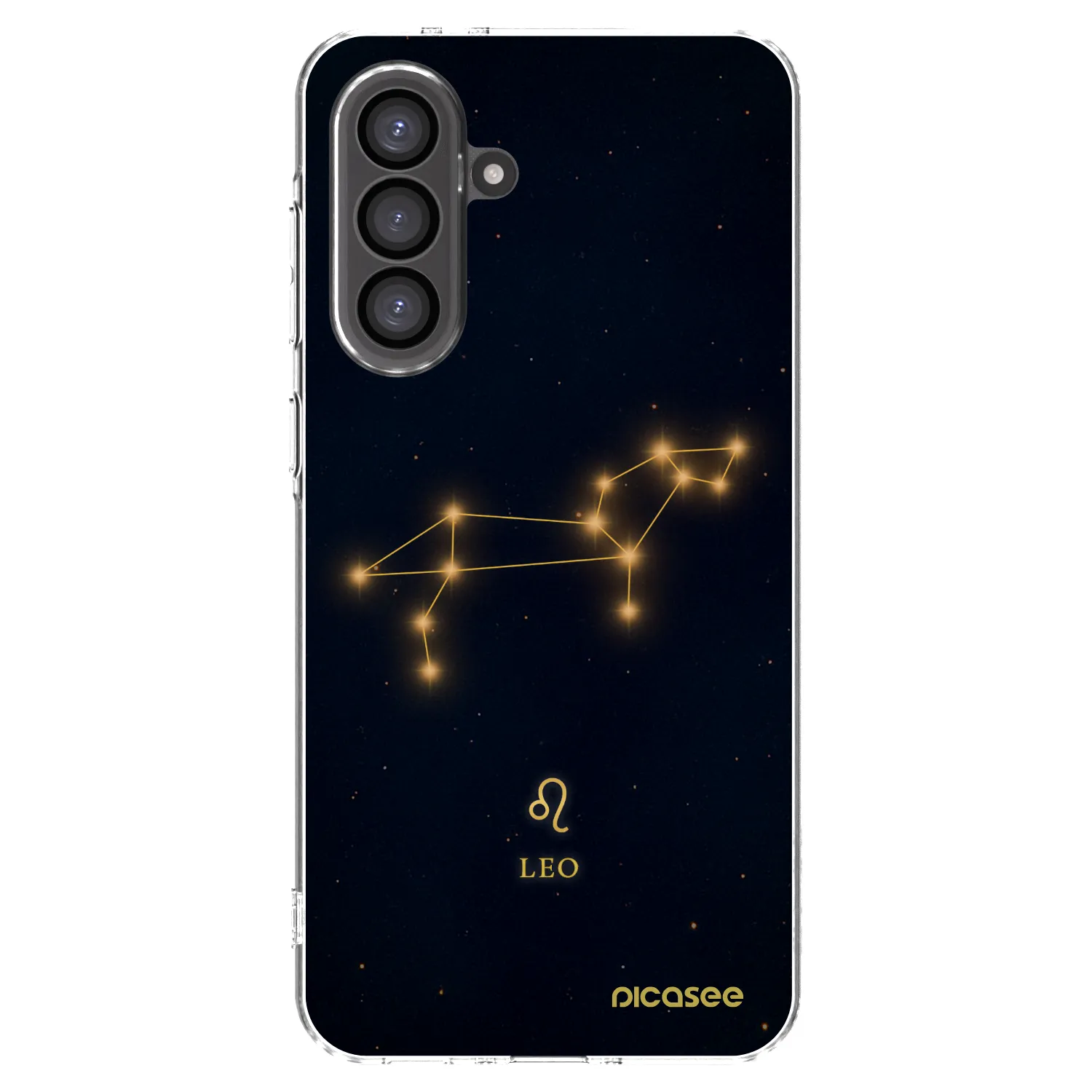Picasee Samsung Galaxy A56 5G A566B Hülle - Transparentes Silikon - LEO