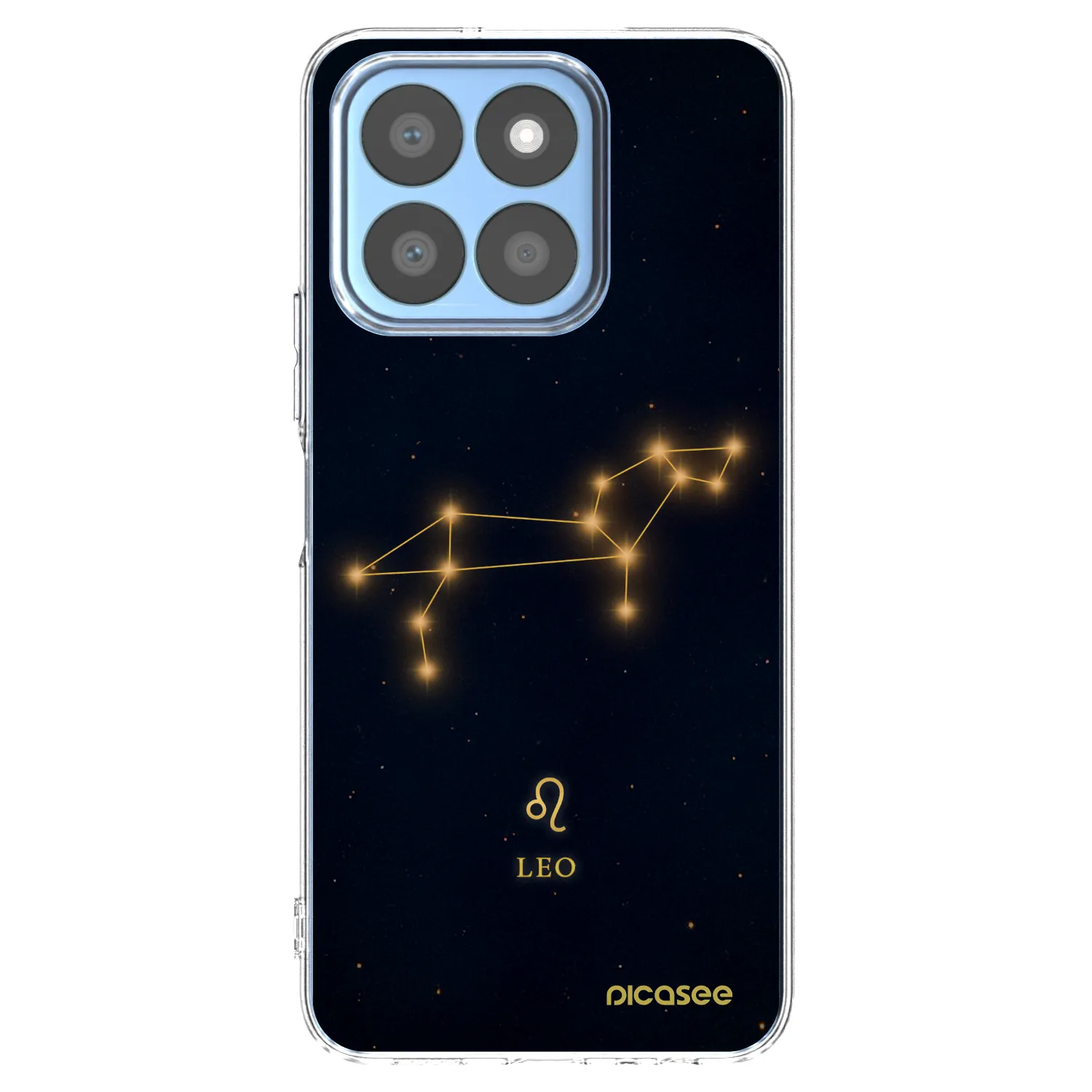 Picasee Honor X8c Hülle - Transparentes Silikon - LEO