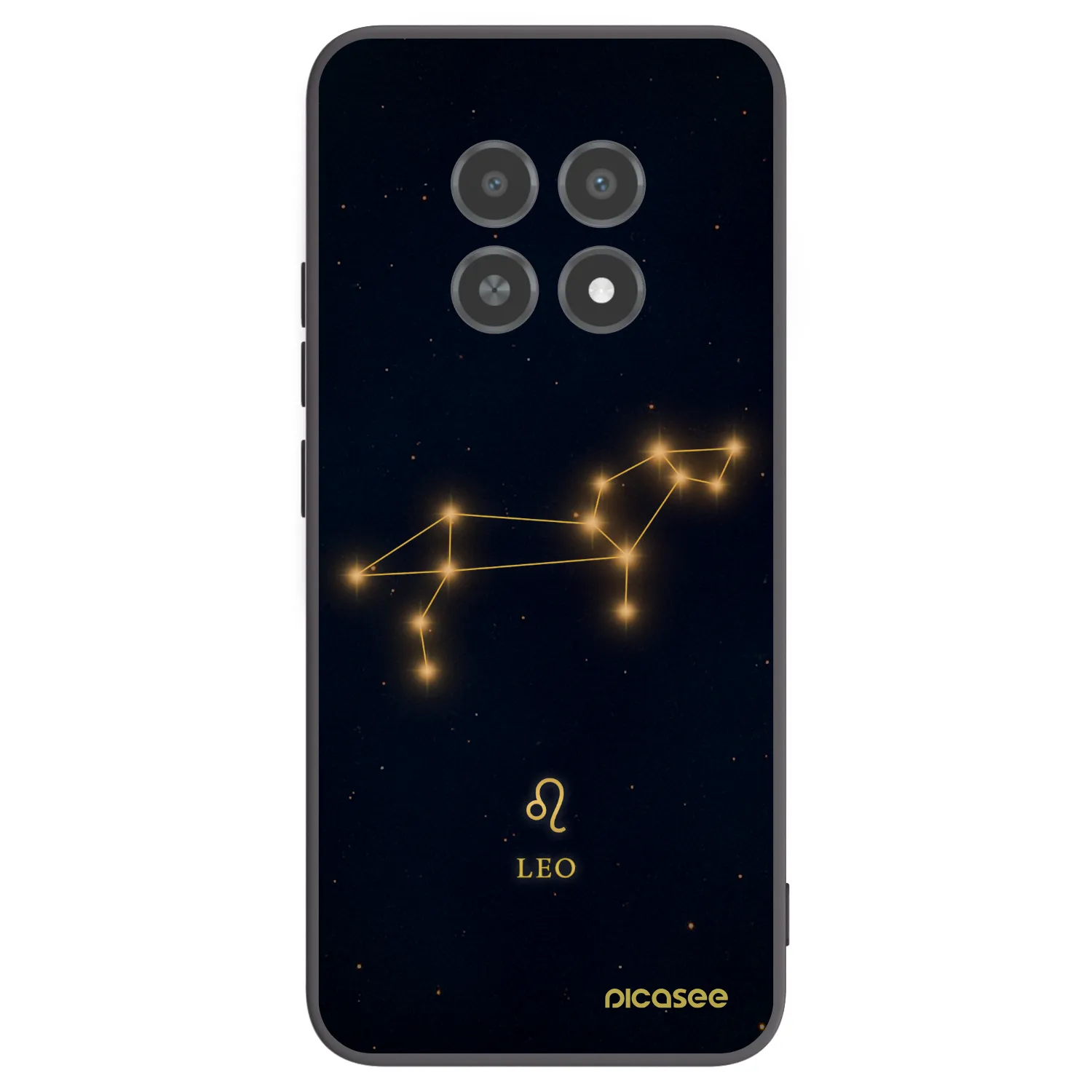 Picasee Realme 12X Hülle - Schwarzes Silikon - LEO