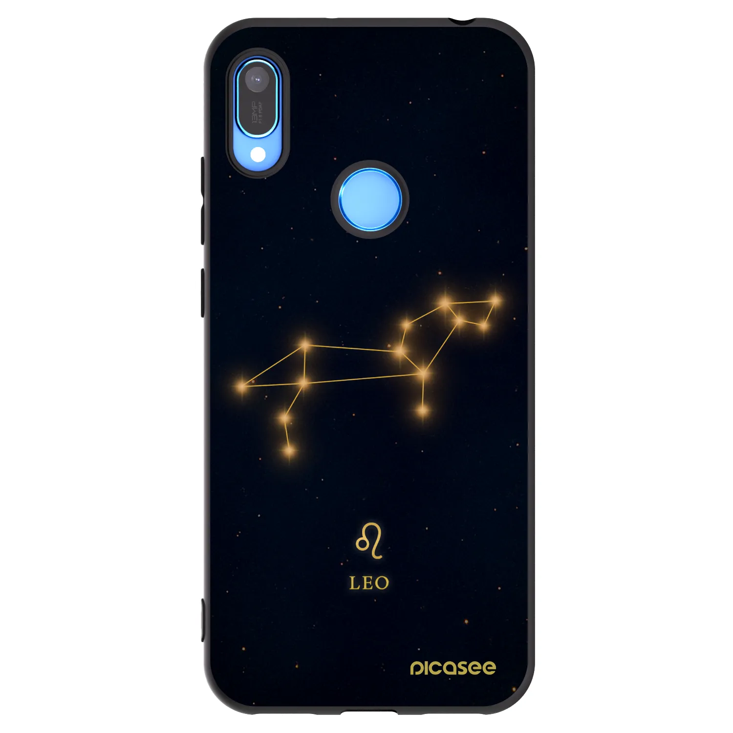 Picasee Huawei Y6 2019 Hülle - Schwarzes Silikon - LEO