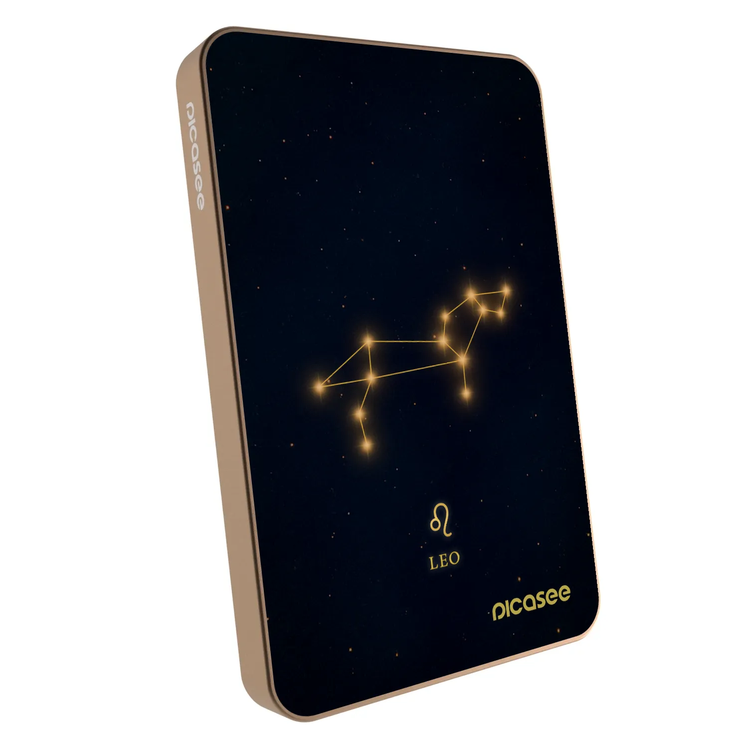 Picasee Powerbank mit MagSafe 5 000 mAh Golden - LEO