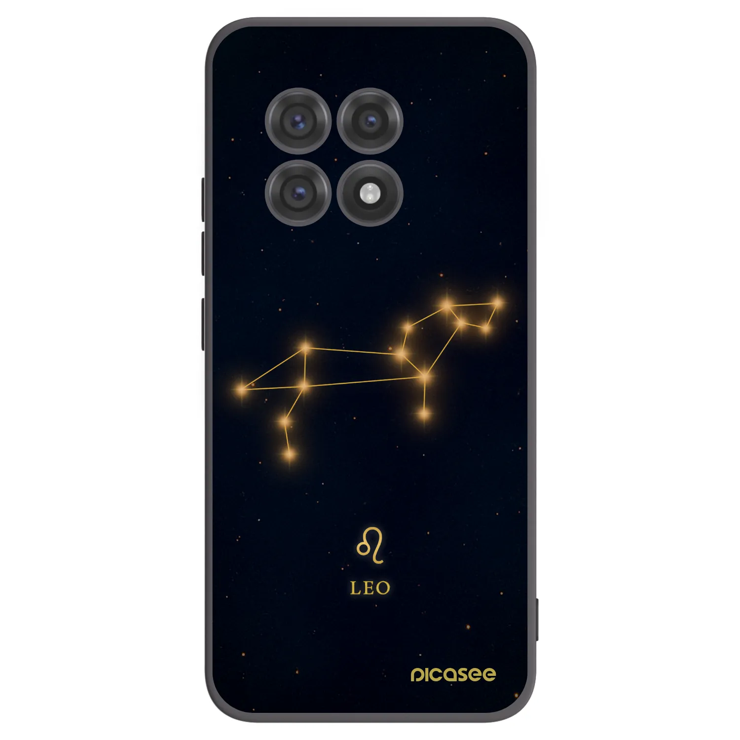 Picasee OnePlus 13R 5G Hülle - Schwarzes Silikon - LEO