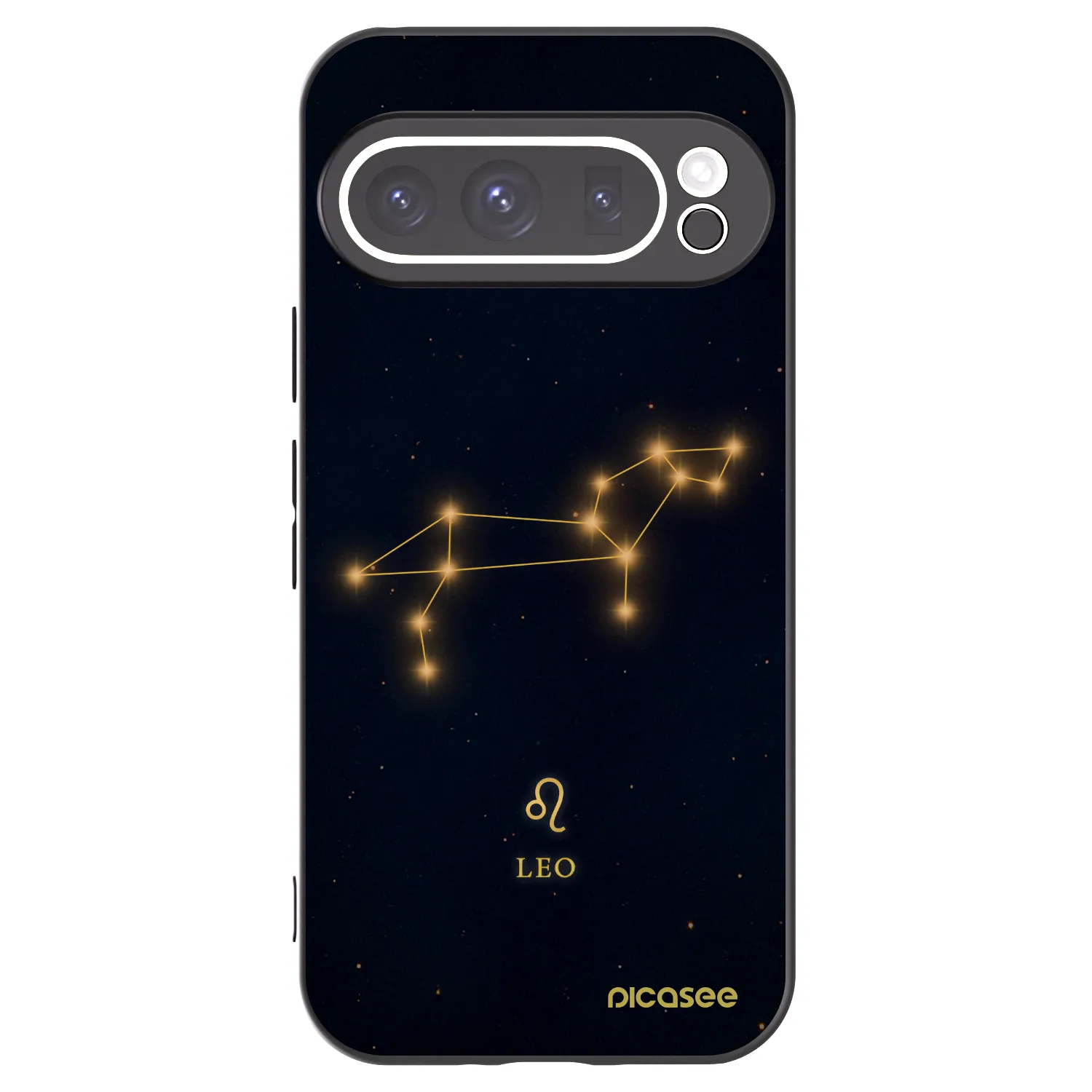 Picasee Google Pixel 9 Pro XL Hülle - Schwarzes Silikon - LEO