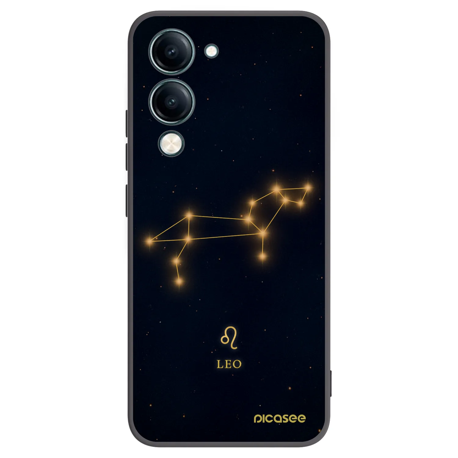 Picasee Vivo Y29s 5G Hülle - Schwarzes Silikon - LEO