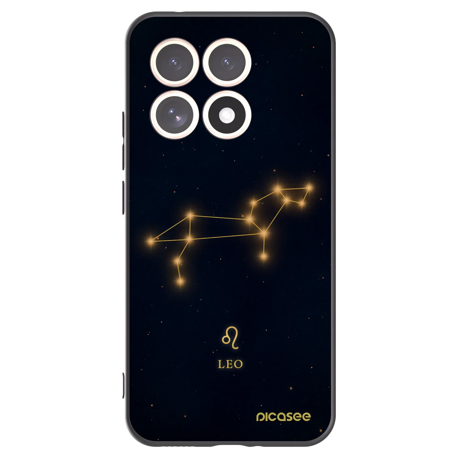 Picasee Xiaomi 15T Hülle - Schwarzes Silikon - LEO