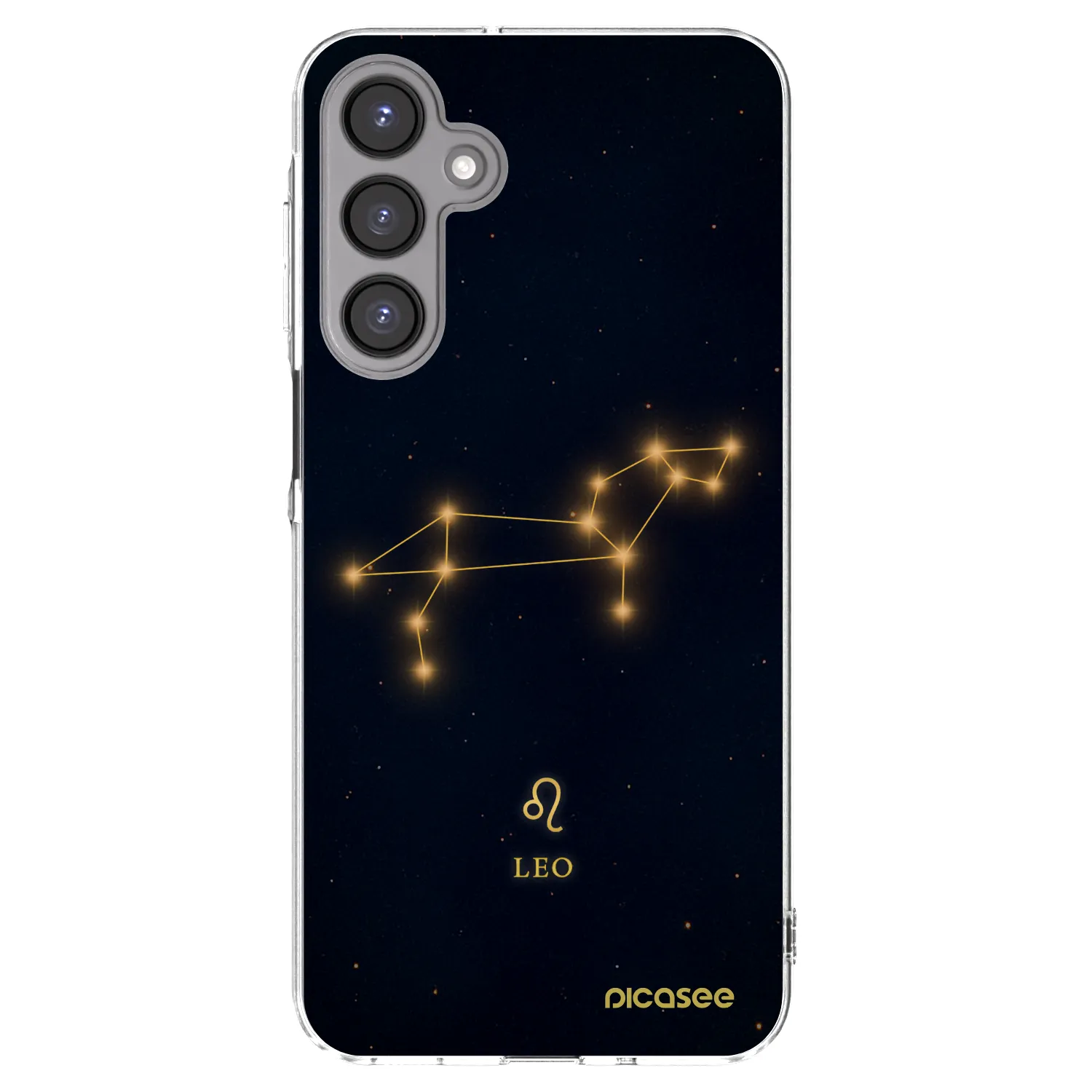 Picasee Samsung Galaxy A16 4G Hülle - Transparentes Silikon - LEO
