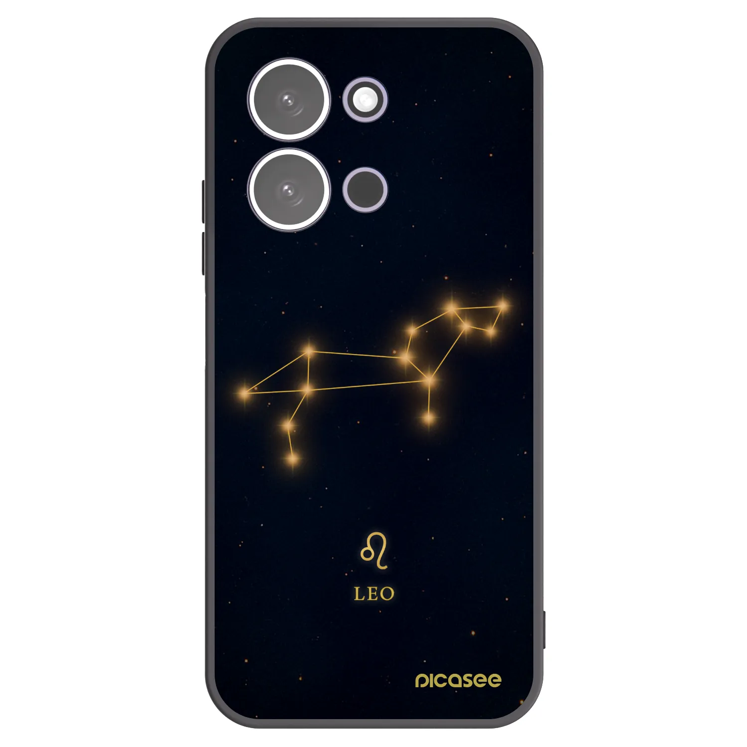 Picasee Xiaomi Redmi 15C 5G Hülle - Schwarzes Silikon - LEO