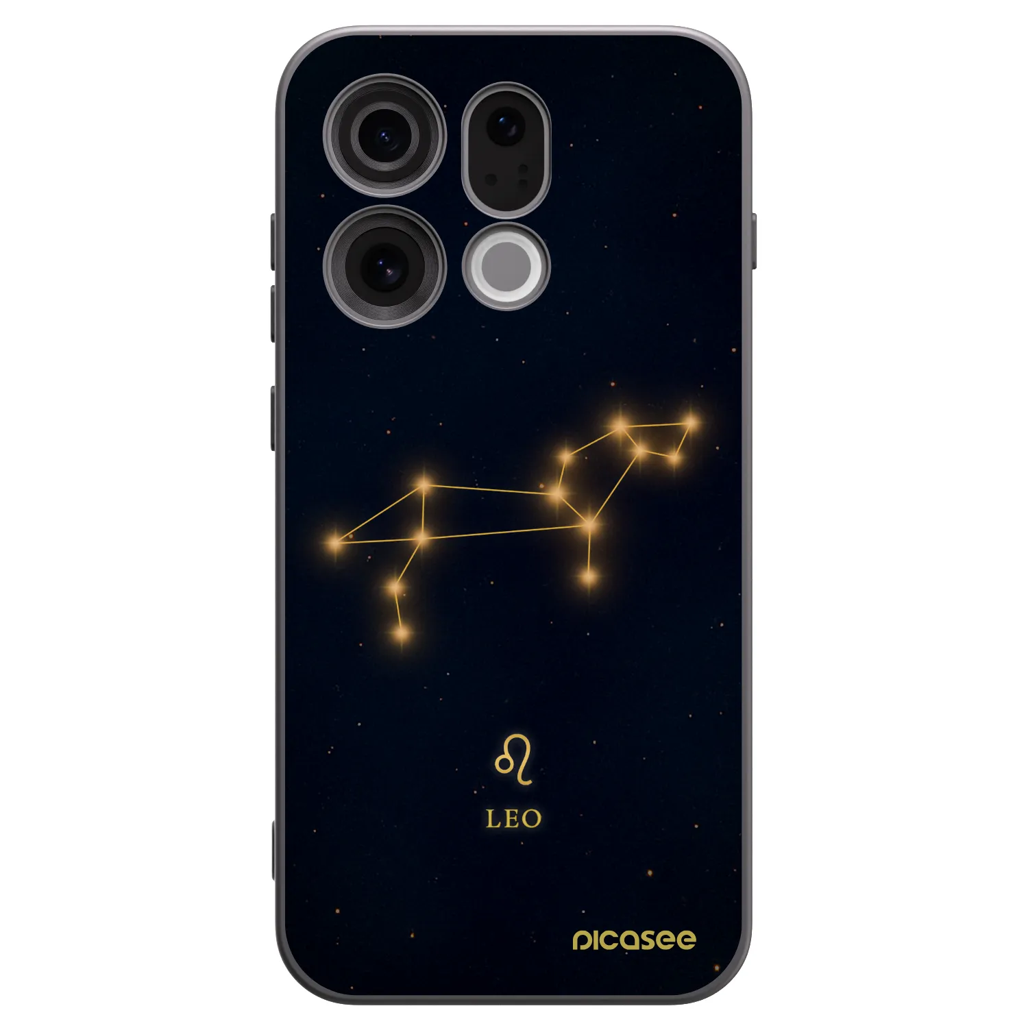 Picasee OPPO Find X9 Hülle - Schwarzes Silikon - LEO