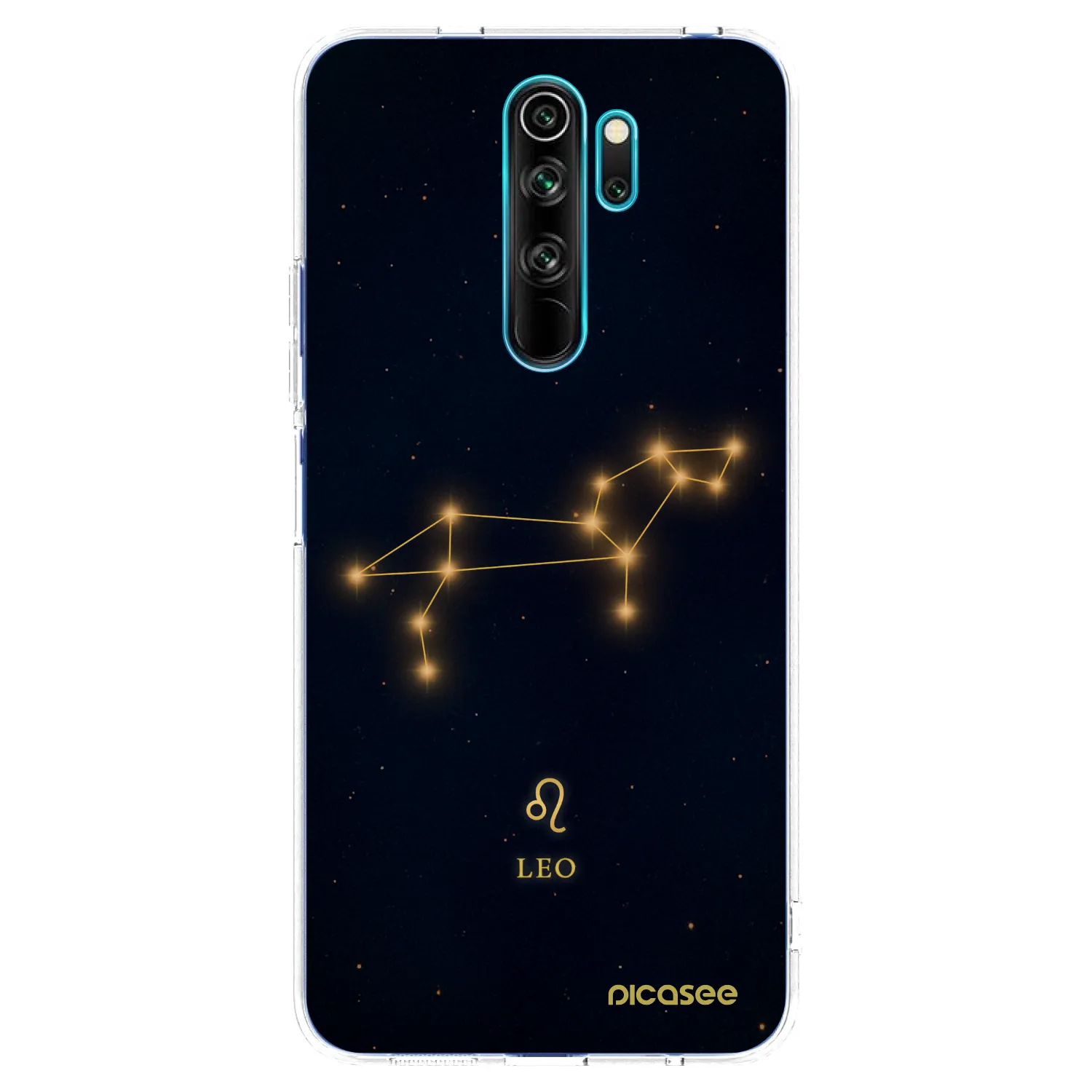 Picasee Xiaomi Redmi Note 8 Pro Hülle - Transparentes Silikon - LEO