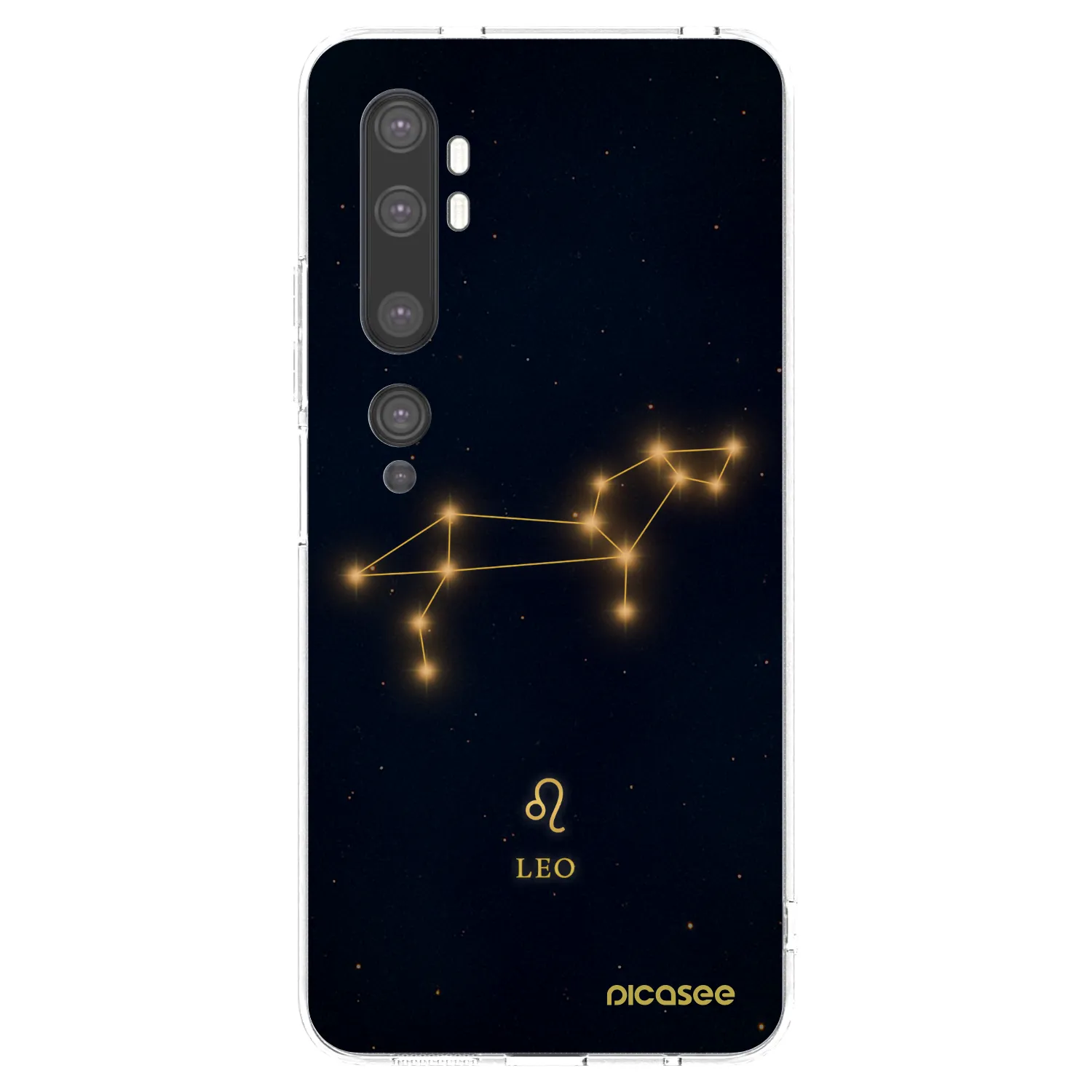 Picasee Xiaomi Mi Note 10 (Pro) Hülle - Transparentes Silikon - LEO