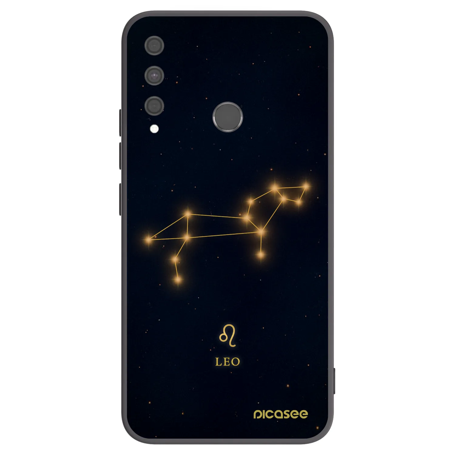 Picasee Huawei P40 Lite E Hülle - Schwarzes Silikon - LEO