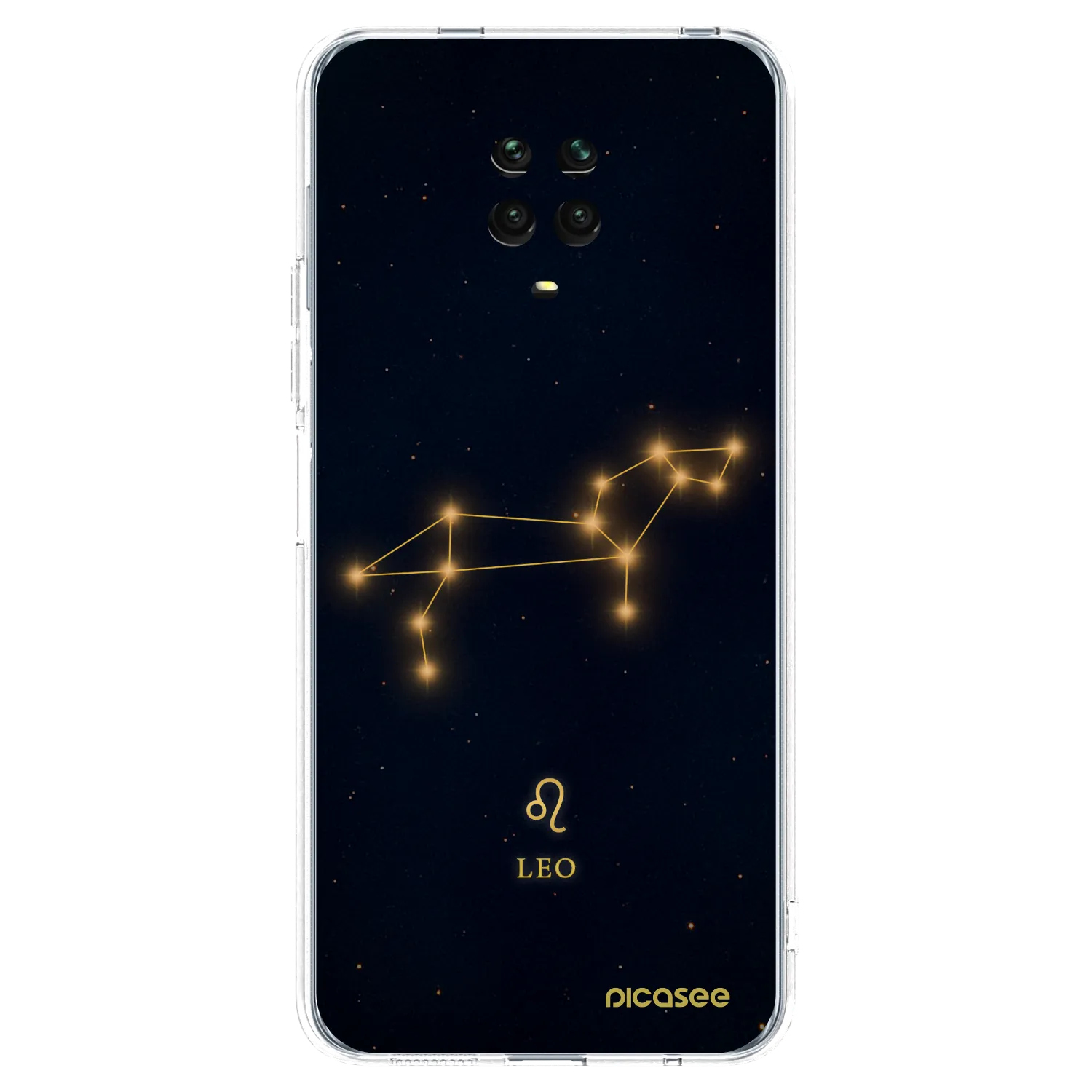 Picasee Xiaomi Redmi Note 9 Pro Hülle - Transparentes Silikon - LEO