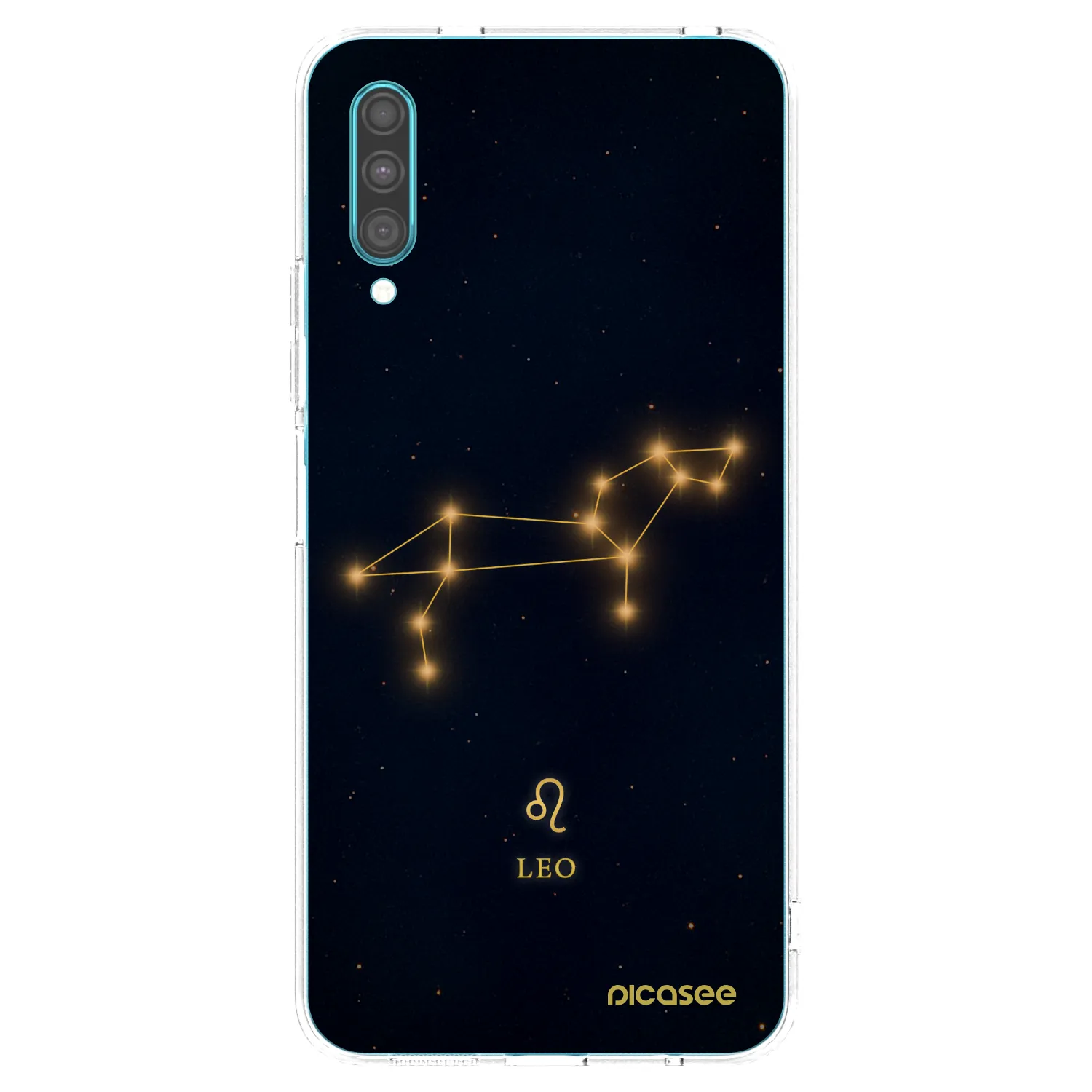 Picasee Samsung Galaxy A30s A307F Hülle - Transparentes Silikon - LEO