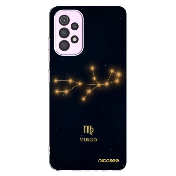 Picasee Samsung Galaxy A32 5G A326B Hülle - Transparentes Silikon - VIRGO
