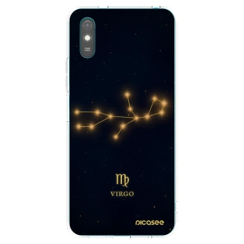 Picasee Xiaomi Redmi 9AT Hülle - Transparentes Silikon - VIRGO