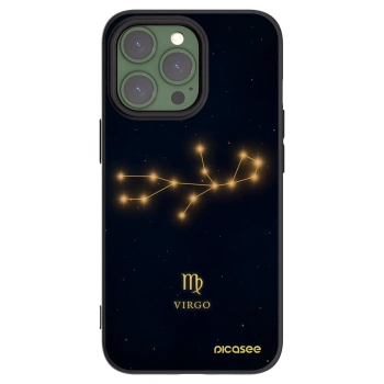 Picasee Apple iPhone 13 Pro Hülle - Schwarzes Silikon - VIRGO