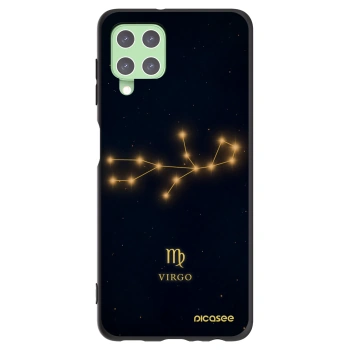 Picasee Samsung Galaxy A22 A225F 4G Hülle - Schwarzes Silikon - VIRGO