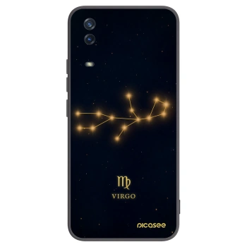 Picasee Vivo Y11s Hülle - Schwarzes Silikon - VIRGO