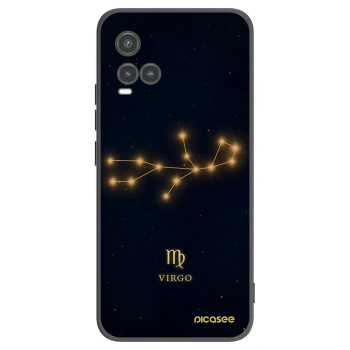 Picasee Vivo Y33s Hülle - Schwarzes Silikon - VIRGO