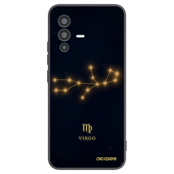 Picasee Vivo V23 5G Hülle - Schwarzes Silikon - VIRGO