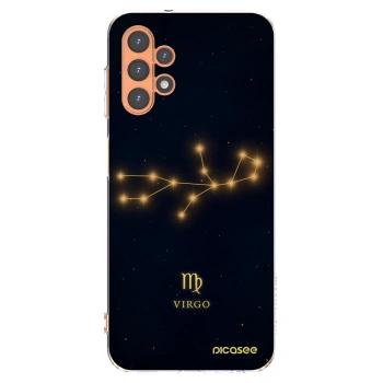 Picasee Samsung Galaxy A13 4G A135 Hülle - Transparentes Silikon - VIRGO