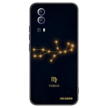 Picasee Vivo Y52 5G Hülle - Schwarzes Silikon - VIRGO