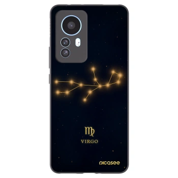 Picasee Xiaomi 12T Hülle - Schwarzes Silikon - VIRGO