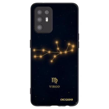 Picasee OPPO A94 5G Hülle - Schwarzes Silikon - VIRGO
