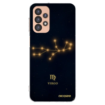 Picasee Samsung Galaxy A23 A236B 5G Hülle - Transparentes Silikon - VIRGO