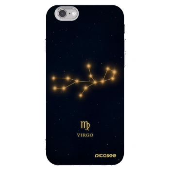 Picasee Apple iPhone 6/6S Hülle - Transparentes Silikon - VIRGO