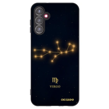 Picasee Samsung Galaxy A14 5G A146P Hülle - Schwarzes Silikon - VIRGO