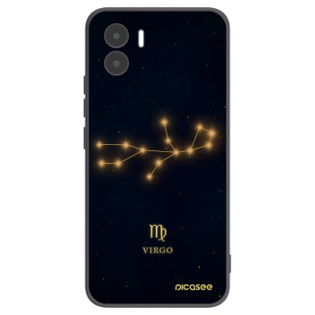 Picasee Xiaomi Redmi A2 Hülle - Schwarzes Silikon - VIRGO
