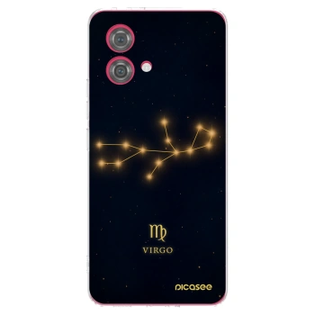 Picasee Motorola Moto G84 5G Hülle - Transparentes Silikon - VIRGO