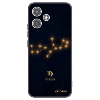 Picasee Xiaomi Redmi 12 5G Hülle - Schwarzes Silikon - VIRGO