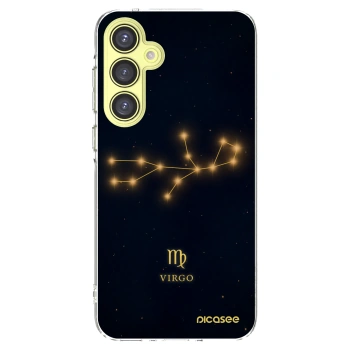 Picasee Samsung Galaxy A35 5G A356B Hülle - Transparentes Silikon - VIRGO