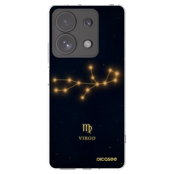Picasee Xiaomi Redmi Note 13 Pro 4G Hülle - Transparentes Silikon - VIRGO