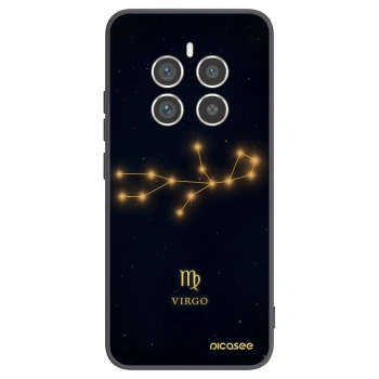 Picasee Realme 12 Pro 5G Hülle - Schwarzes Silikon - VIRGO