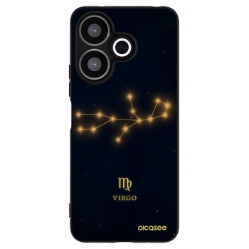 Picasee Xiaomi Redmi 13 4G Hülle - Schwarzes Silikon - VIRGO