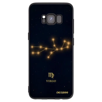 Picasee Samsung Galaxy S8 G950F Hülle - Schwarzes Silikon - VIRGO