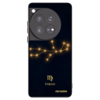 Picasee OnePlus 12 5G Hülle - Schwarzes Silikon - VIRGO