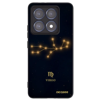 Picasee Xiaomi 14T Pro Hülle - Schwarzes Silikon - VIRGO