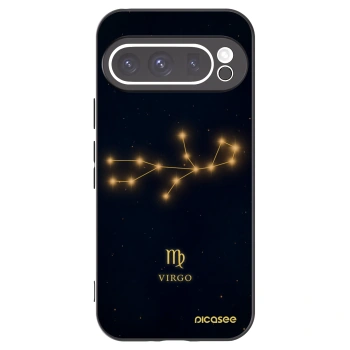 Picasee Google Pixel 9 Pro XL Hülle - Schwarzes Silikon - VIRGO