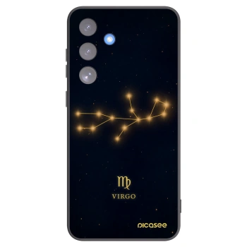 Picasee Samsung Galaxy S25 FE 5G Hülle - Schwarzes Silikon - VIRGO