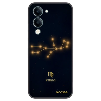 Picasee Vivo Y29s 5G Hülle - Schwarzes Silikon - VIRGO