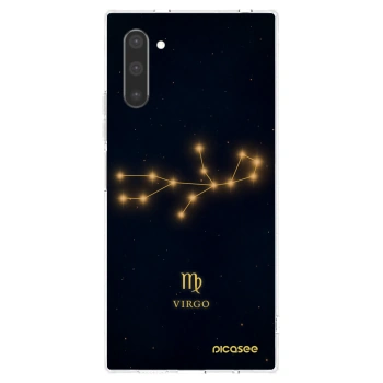 Picasee Samsung Galaxy Note 10 N970F Hülle - Transparentes Silikon - VIRGO