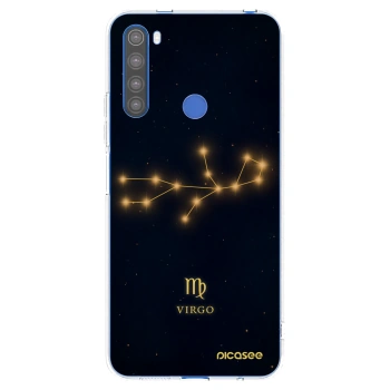 Picasee Xiaomi Redmi Note 8T Hülle - Transparentes Silikon - VIRGO