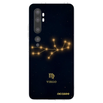 Picasee Xiaomi Mi Note 10 (Pro) Hülle - Transparentes Silikon - VIRGO