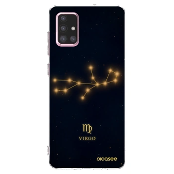 Picasee Samsung Galaxy A71 A715F Hülle - Transparentes Silikon - VIRGO