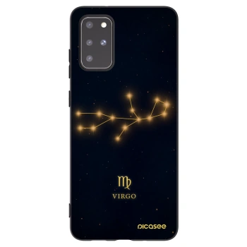 Picasee Samsung Galaxy S20+ G985F Hülle - Schwarzes Silikon - VIRGO